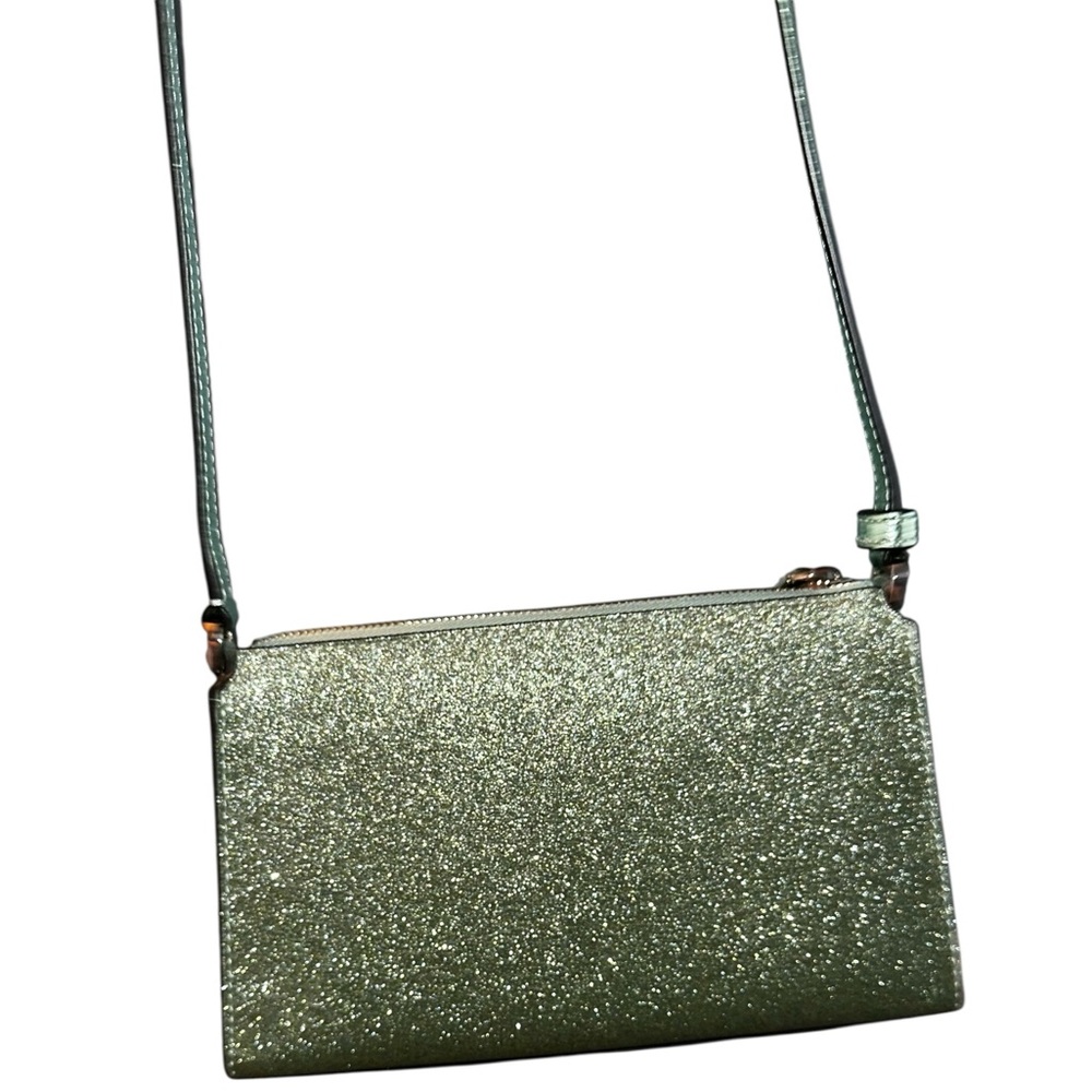 kate spade Metallic Green Glitter Crossbody Bag - Picture 3 of 5